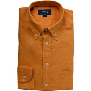 👉 Overhemd male oranje slim fit