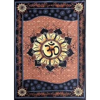 👉 Wand kleed katoen active Wandkleed Tapestry Om Lotus 8900000570102