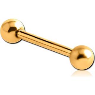 Helix piercing staal One Size wit Stalen helixpiercing goldplated bol 8719802126932