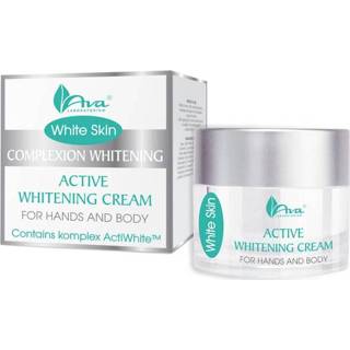 👉 Wit One Size GeenKleur AVA Cosmetics White Skin Active whitening Cream For Hands And Body 50ml. 7433652292210