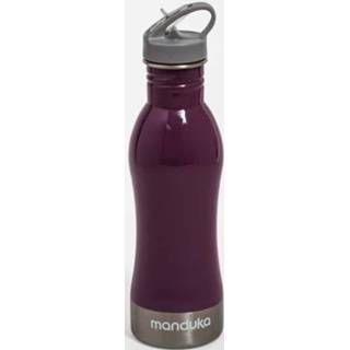 👉 Waterfles paars staal mannen Manduka Water Fles - 710 ml
