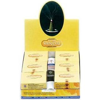 👉 Nag Champa Wierook Kegel Super Sandal (12 pakjes)