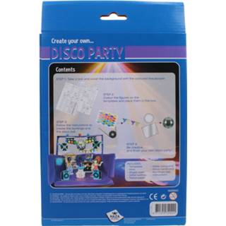 👉 Knutselset kunststof One Size meerkleurig Haza Original Create Kit Disco Party 8711319720221