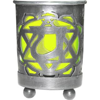 Kaars houder glas active donkergroen Kaarshouder Chakra - Green Glass Insert Heart 7440841815822