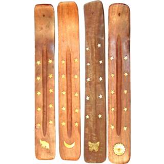 👉 Messing houten active Wierookplankje met Figuur van 910031010162
