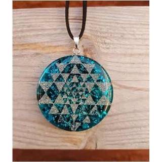 👉 Hanger blauw active Orgon Sri Yantra