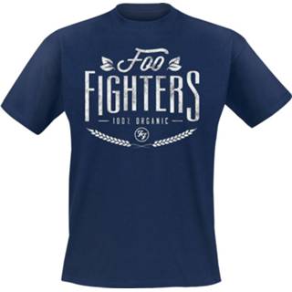 👉 Shirt blauw T-Shirt Foo Fighters 100% Rock donkerblauw 5056012004869