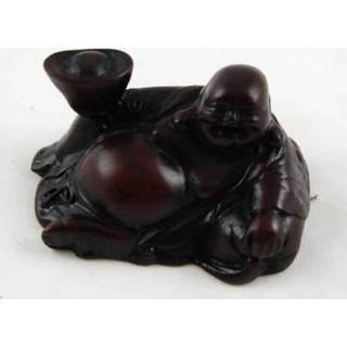 👉 Lachende Boeddha van Polystone (9 cm)