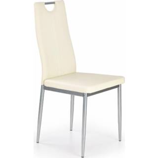 Eetkamerstoel Jackson in creme eco-leer crΓ¨me Eetkamerstoel eco-leer crΓ¨me Jackson in creme