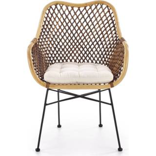 👉 Eetkamerstoel bruin staal Sintia in