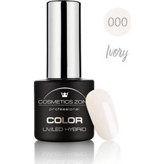 👉 Nagellak gel One Size parelmoer Cosmetics Zone UV/LED Hybrid 7ml. Ivory 000 7433652331346