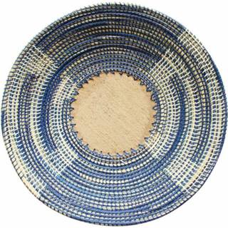 👉 Schaal blauw active van Zeegras Abstract 8717506107066