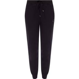 👉 Sweatpant l vrouwen zwart Logo-patched sweatpants