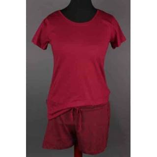 👉 Pyjama rood medium active vrouwen Donkerrood (Medium) 4062279056627