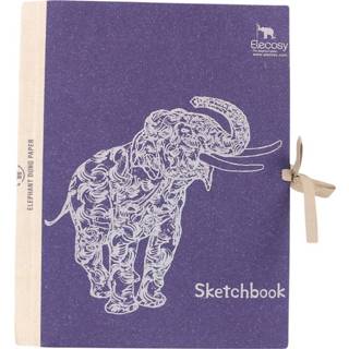 👉 Schetsboek witte small active met Bladzijden Olifant 5420074030768