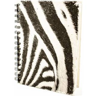 👉 Notitieboek Spiraal Large Zebra Print