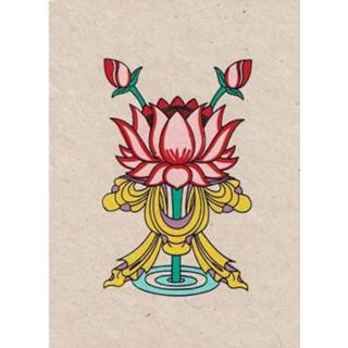 👉 Ansichtkaart Lotus (Set van 4)