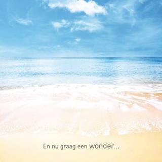 👉 Wens kaart active Wenskaart Verdriet - Strand/Zee Wonder (Set van 6) 8719244000210
