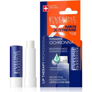 👉 Lippenstift One Size GeenKleur Eveline Cosmetics Lip Therapy Protective, Regenerating Lipstick For Men 5901761938999