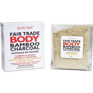 👉 Fairtrade Bamboe Houtskool Scrub Poeder