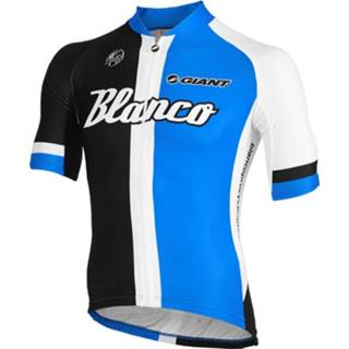 👉 BLANCO PRO CYCLING Race 2013 fietsshirt met korte mouwen, voor heren, Maat S, Fi