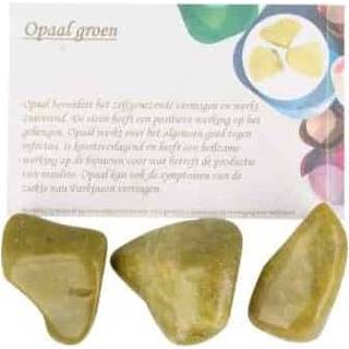 👉 Trommelsteen groen active senioren Trommelstenen Opaal (100 gram) 1000000033083