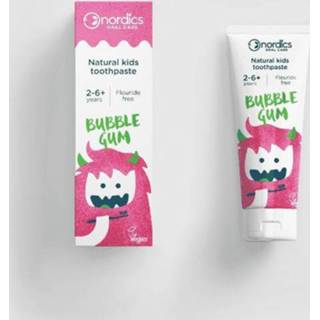 👉 Tand pasta active kinderen Nordics Tandpasta Kids Bubble Gum (50 ml) 3800500324456