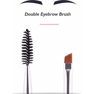 👉 One Size GeenKleur Dermarolling Dual Ended Eyebrow Brush DF16 8719925790928