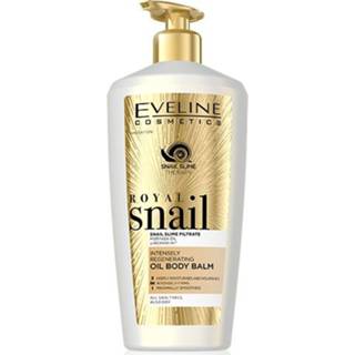 👉 One Size GeenKleur Eveline Cosmetics Royal Snail Intensely Regenerating Oil Body Balm 350ml. 5901761986785