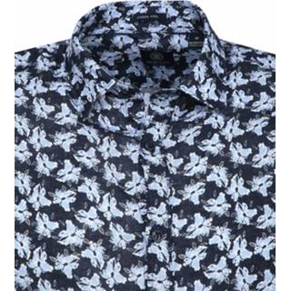 👉 Overhemd linnen XXL male blauw Dstrezzed Bloemen Navy 8718895363224 2900026122022