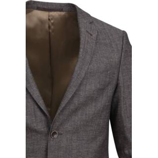 👉 Colbert bruin viscose male Suitable Prestige Napels 2900029313038