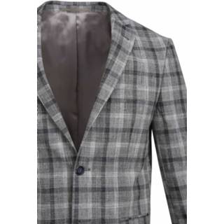 👉 Colbert grijs stretch male Suitable Prestige Pete 2900029315032