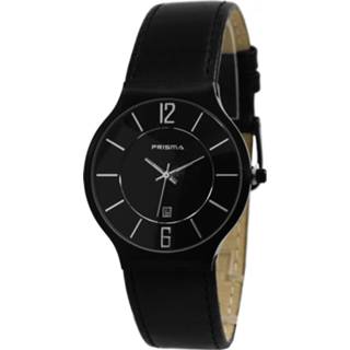 👉 Horloge edelstaal active mannen zwart Design Prisma met Horlogeband