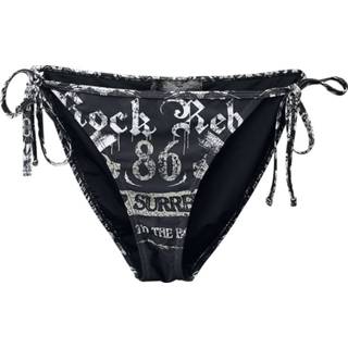 👉 Bikinislip zwart bikini slip Rock Rebel by EMP Mix And Match 4060587784935