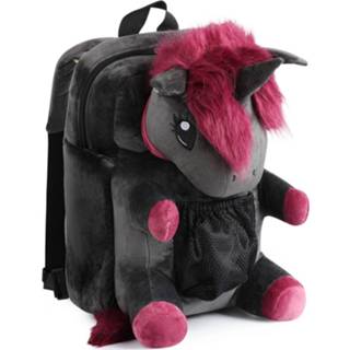 👉 Rugzak zwart lila rugtas Corimori Ruby das Punk Einhorn zwart-lila 4260505219505