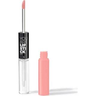 👉 Lippenstift roze One Size GeenKleur You Are Cosmetics Liquid lipstick Gloss Duo Natural Pink #20108 8720143156021
