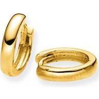 👉 Gouden goud klapcreolen gold collection Glanzend - ronde buis 10 x 2.0 mm 207.5080.10 8712121460114