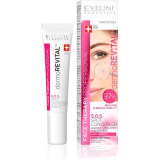 👉 Concealer One Size GeenKleur Eveline Cosmetics Face Therapy Dermorevital S.O.S. Spot Against Capillaries & Redness 15ml. 5901761995503