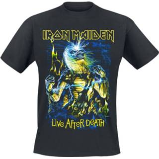 👉 Iron Maiden Live After Death T-shirt zwart