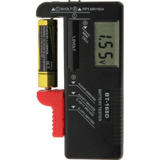 👉 Batterij active BT-168D Digitale LCD-batterij Universele tester voor 1.5V AAA, AA en 9V 6F22 batterijen