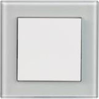 👉 Afdekraam glans active Opus 55 Fusion pulsschakelaarwip, polarwit enkelvoudig 4028232451533