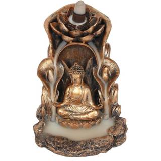 👉 Wierookbrander bronskleurige active Backflow Boeddha 5055581694952