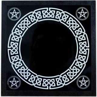 👉 Spiegel glas active zwarte zwart Schouw (Black Scrying Mirror) 8900000620623