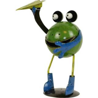 👉 Vliegtuig metalen papieren active Kikker met Vliegtuigje 8717506110769