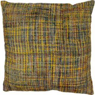 👉 Katoenen kussen geel vulling active Cyprus (Met Vulling) 8717506118598