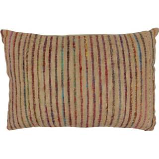 👉 Katoenen kussen rood vulling XL active Hanoi (Rechthoekig - met Vulling) 8717506118062