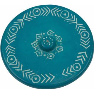 👉 Zeepsteen Wierookbrander Rond Turquoise