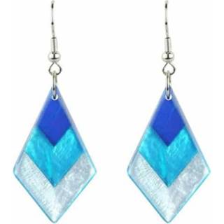 👉 Oorhangers Capiz Schelpen Licht- en Donkerblauw