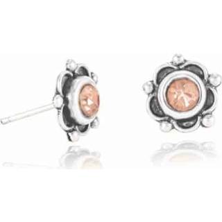 👉 Oorsteker zilveren zilver active Oorstekers Loto Apricot Zirkonia (Sterling 925) 7969619117208