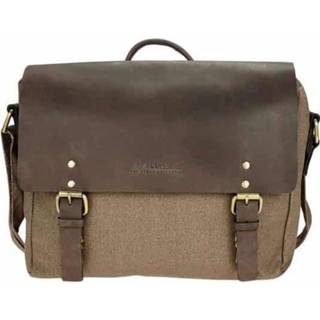 👉 Schoudertas bruin leer active Leren Bruin-Mokka 8717506126234
